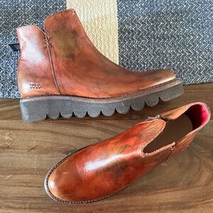 LAST CHANCE!! BED|STU Lydyi Rowan Teak Rustic Brown Leather Boots